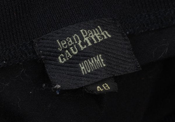 Jean Paul GAULTIER HOMME Emblem Print High Long Sleeve Top Size 48