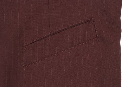 Jean Paul GAULTIER HOMME Wool Vest Bordeaux Size 48