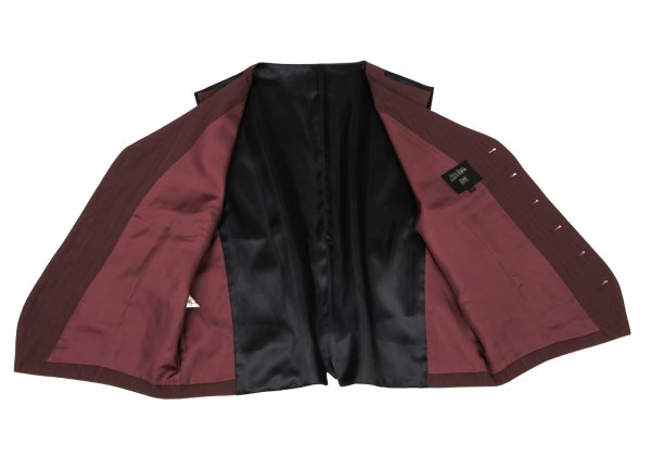 Jean Paul GAULTIER HOMME Wool Vest Bordeaux Size 48