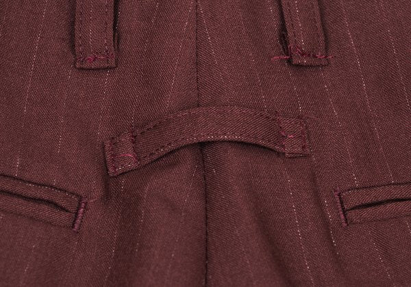 Jean Paul GAULTIER HOMME Wool Blend Vest Bordeaux Size 48
