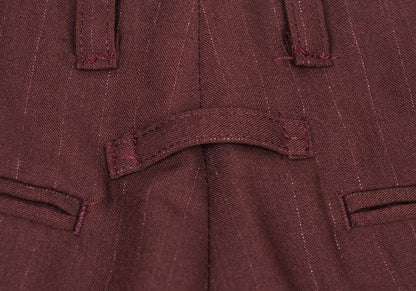 Jean Paul GAULTIER HOMME Wool Blend Vest Bordeaux Size 48