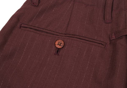 Jean Paul GAULTIER HOMME Wool Blend Vest Bordeaux Size 48