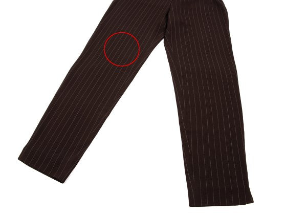 Jean Paul GAULTIER CLASSIQUE Herringbone Pants Brown Size 40