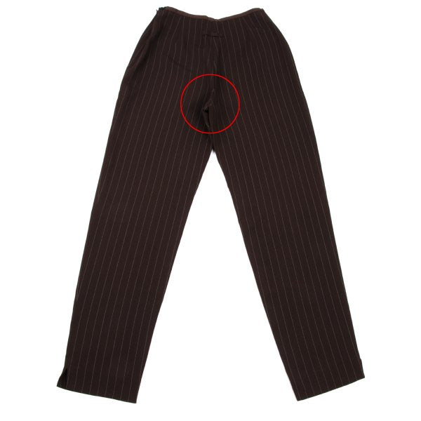 Jean Paul GAULTIER CLASSIQUE Herringbone Pants Brown Size 40