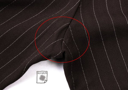 Jean Paul GAULTIER CLASSIQUE Herringbone Pants Brown Size 40