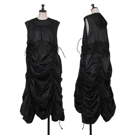 JUNYA WATANABE 24SS Mesh Parachute Dress Black Size M