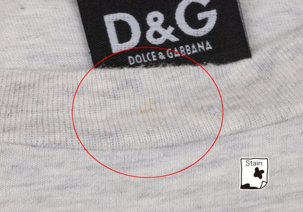 Dolce & Gabbana D&G Logo Print Heather T-Shirt Gray Size 40