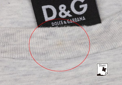 Dolce & Gabbana D&G Logo Print Heather T-Shirt Gray Size 40