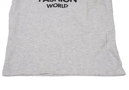 Dolce & Gabbana D&G Logo Print Heather T-Shirt Gray Size 40