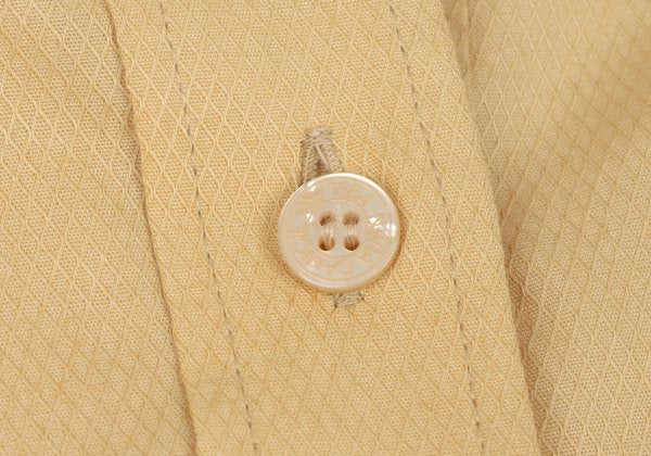 NARACAMICIE Diamond Pattern Woven Blouse Beige Size 1