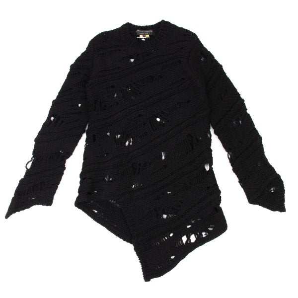 COMME des GARCONS HOMME PLUS 15AW Distressed Knit Size M