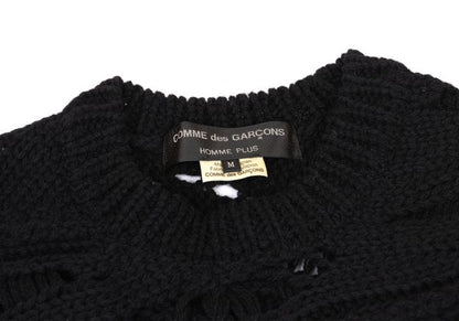 COMME des GARCONS HOMME PLUS 15AW Distressed Knit Size M