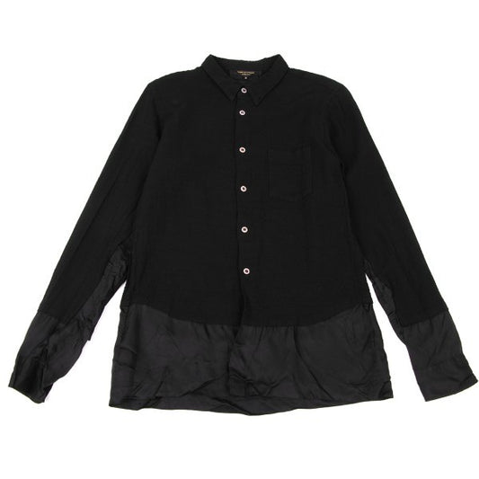 COMME des GARCONS HOMME PLUS Garment Dye Shirt Black Size M