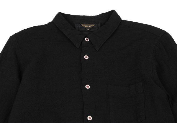 COMME des GARCONS HOMME PLUS Garment Dye Shirt Black Size M