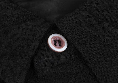 COMME des GARCONS HOMME PLUS Garment Dye Shirt Black Size M