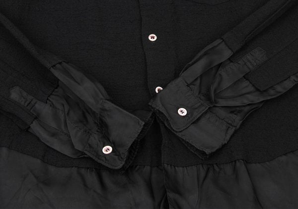 COMME des GARCONS HOMME PLUS Garment Dye Shirt Black Size M