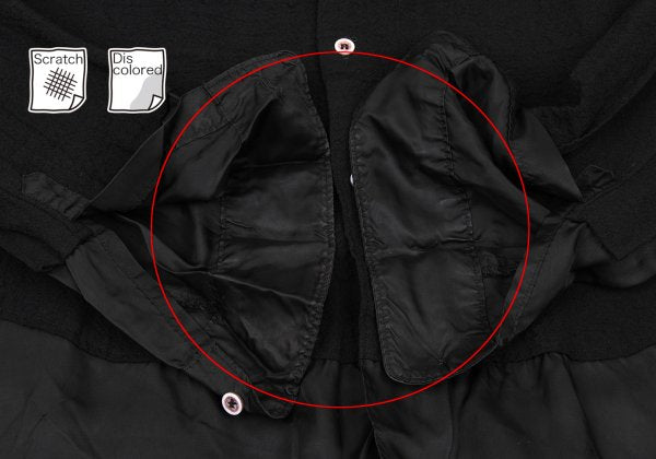 COMME des GARCONS HOMME PLUS Garment Dye Shirt Black Size M