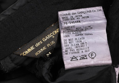 COMME des GARCONS HOMME PLUS Garment Dye Shirt Black Size M