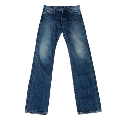 green Washed Indigo Slim Jeans Blue Size 26