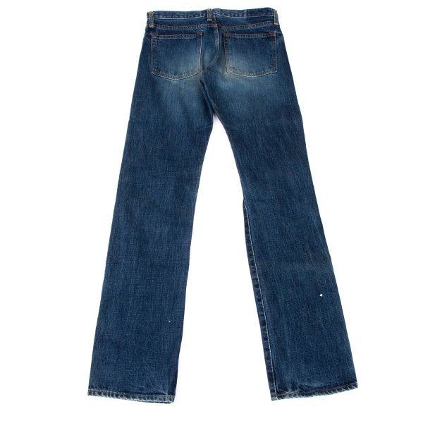 green Washed Indigo Slim Jeans Blue Size 26