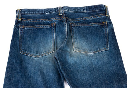 green Washed Indigo Slim Jeans Blue Size 26