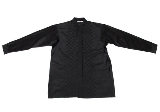 Issey Miyake ASHA BY MDS Silk Check Embroidery Blouse Size M