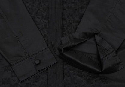 Issey Miyake ASHA BY MDS Silk Check Embroidery Blouse Size M