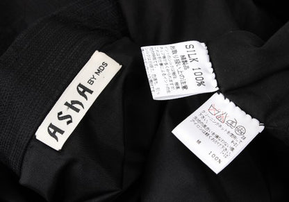 Issey Miyake ASHA BY MDS Silk Check Embroidery Blouse Size M