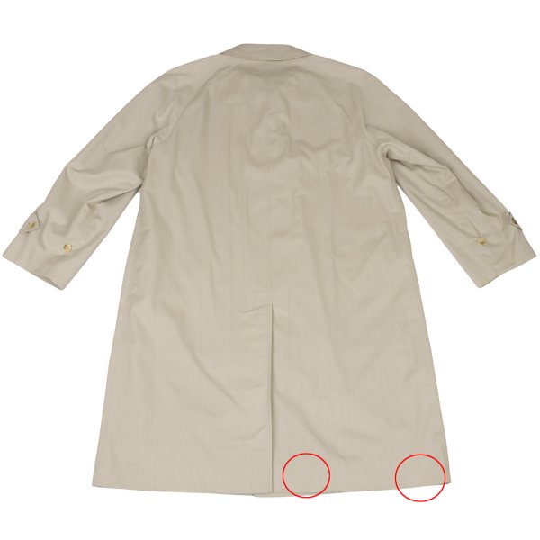 Burberrys' Polycotton Nova Check Lined Coat Beige Size 48