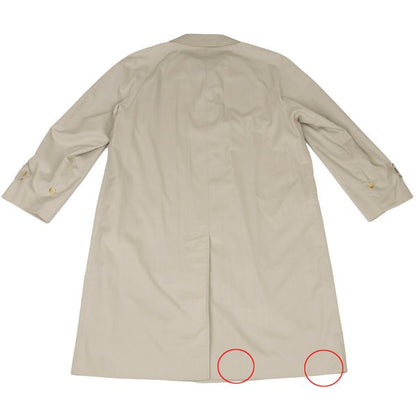 Burberrys' Polycotton Nova Check Lined Coat Beige Size 48