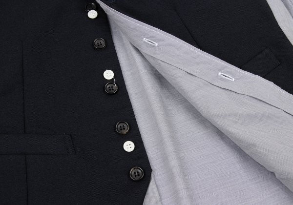 COMME des GARCONS HOMME PLUS Hybrid Vest Navy Gray Size XS