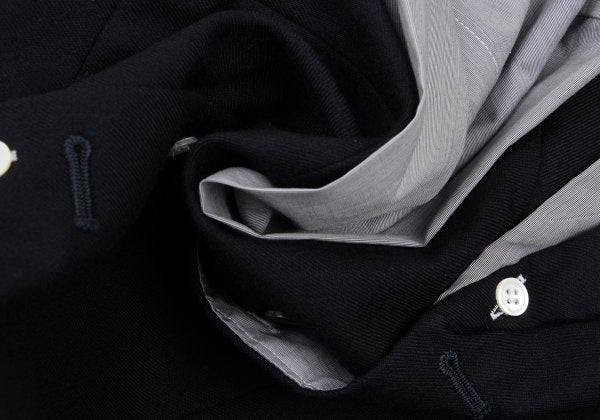 COMME des GARCONS HOMME PLUS Hybrid Vest Navy Gray Size XS