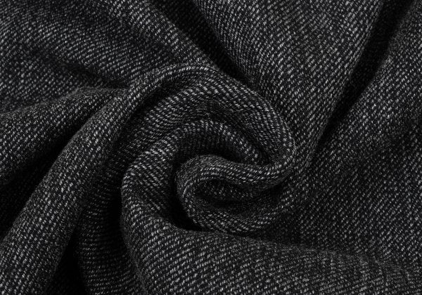 Y's for men Linen Blend Melange Blazer Black-Grey Size 3
