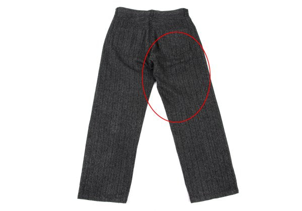 Y's for men Black Linen Blend Melange Pants Size 3