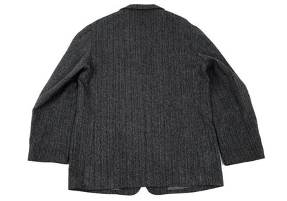 Y's for men Linen Blend Heathered Jacket Black/Gray Size 3