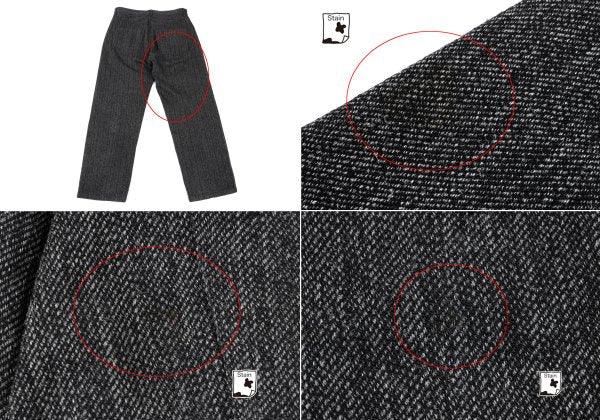 Y's for men Linen Blend Heathered Jacket Black/Gray Size 3