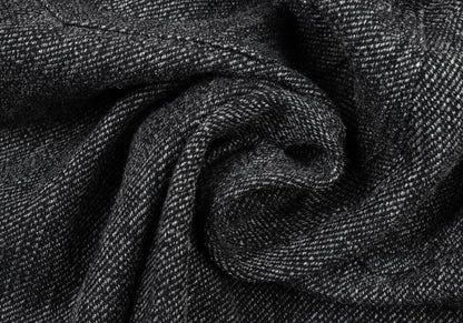 Y's for men Linen Blend Heathered Jacket Black/Gray Size 3
