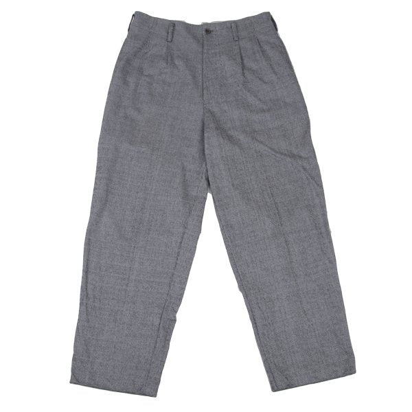 Y's for men Gray Cotton Pinstripe 2-Tuck Pants Size 3