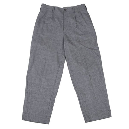 Y's for men Gray Cotton Pinstripe 2-Tuck Pants Size 3