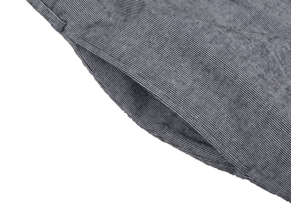 Y's for men Gray Cotton Pinstripe 2-Tuck Pants Size 3