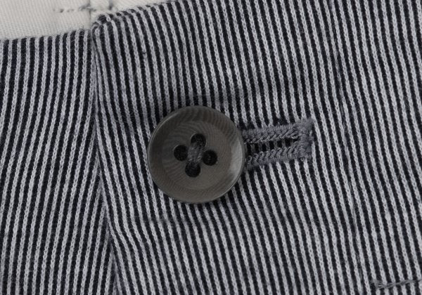 Y's for men Gray Cotton Pinstripe 2-Tuck Pants Size 3
