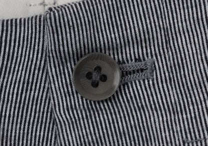 Y's for men Gray Cotton Pinstripe 2-Tuck Pants Size 3