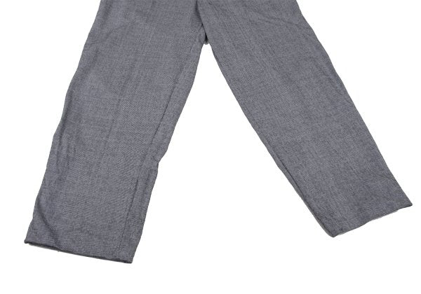 Y's for men Gray Cotton Pinstripe 2-Tuck Pants Size 3