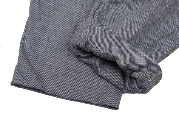 Y's for men Gray Cotton Pinstripe 2-Tuck Pants Size 3