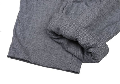 Y's for men Gray Cotton Pinstripe 2-Tuck Pants Size 3