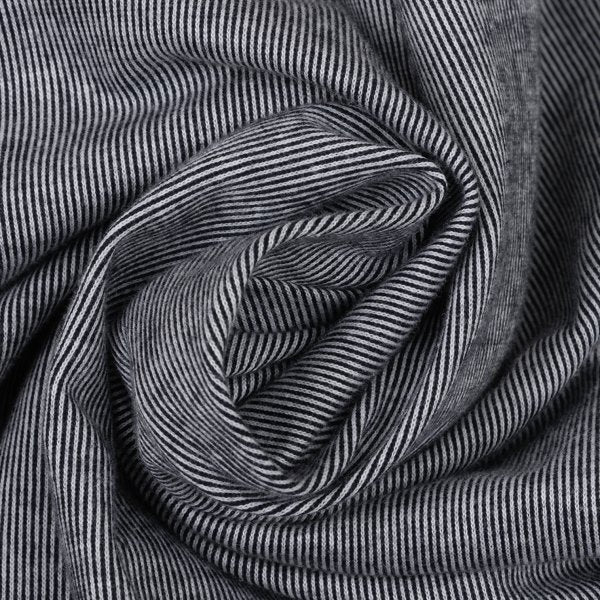 Y's for men Gray Cotton Pinstripe 2-Tuck Pants Size 3