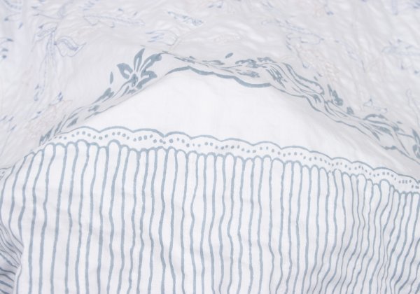 ISSEY MIYAKE HaaT Floral Embroidered 3/4 Dress White Size 3