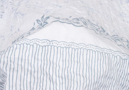 ISSEY MIYAKE HaaT Floral Embroidered 3/4 Dress White Size 3