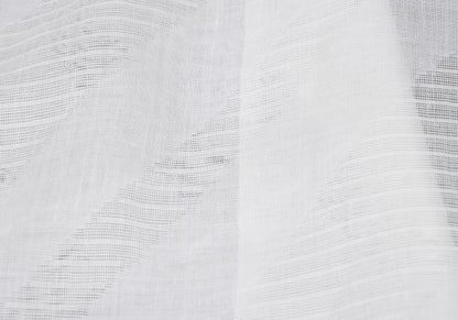 JUNKO KOSHINO Linen Bias Sheer Tailored Jacket White Size 9