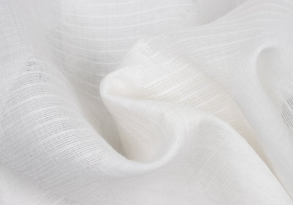 JUNKO KOSHINO Linen Bias Sheer Tailored Jacket White Size 9